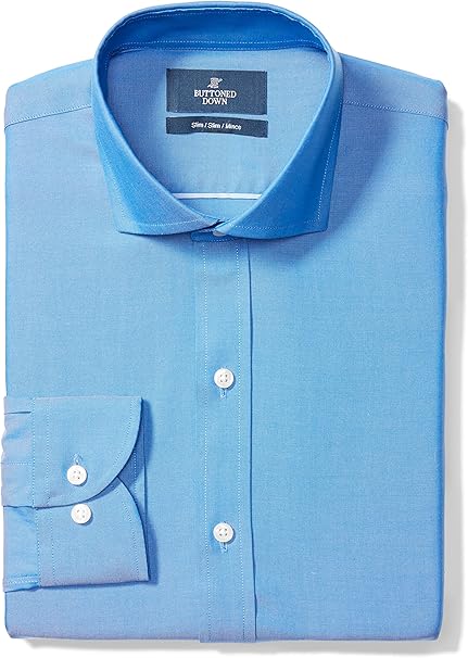 slim fit cutaway collar shirt