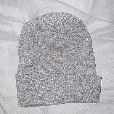ladies grey beanie hat