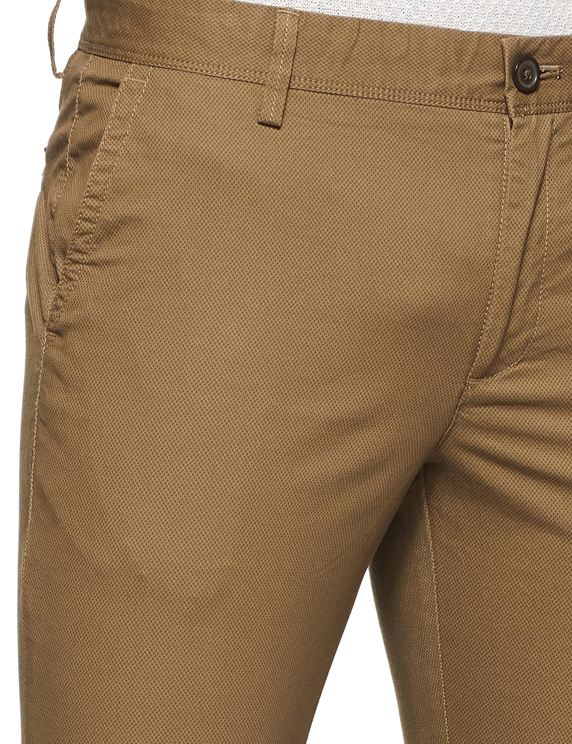 indian terrain men's skinny fit casual trousers