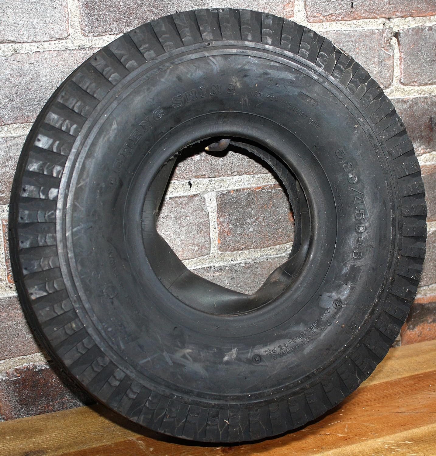 Martin Wheel 2X 5.30/4.506 Kenda Sawtooth 4 Ply Tube Type Tire Go Kart