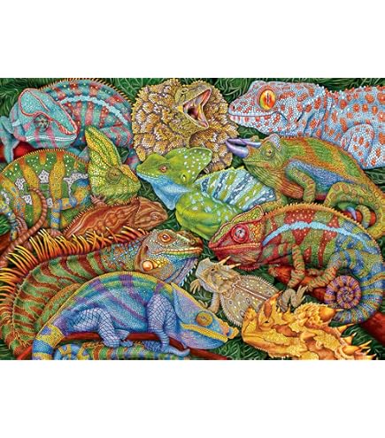 Risausa  Amazon.com: Ravensburger Reptile Resort Puzzle - 300 XXL Piece