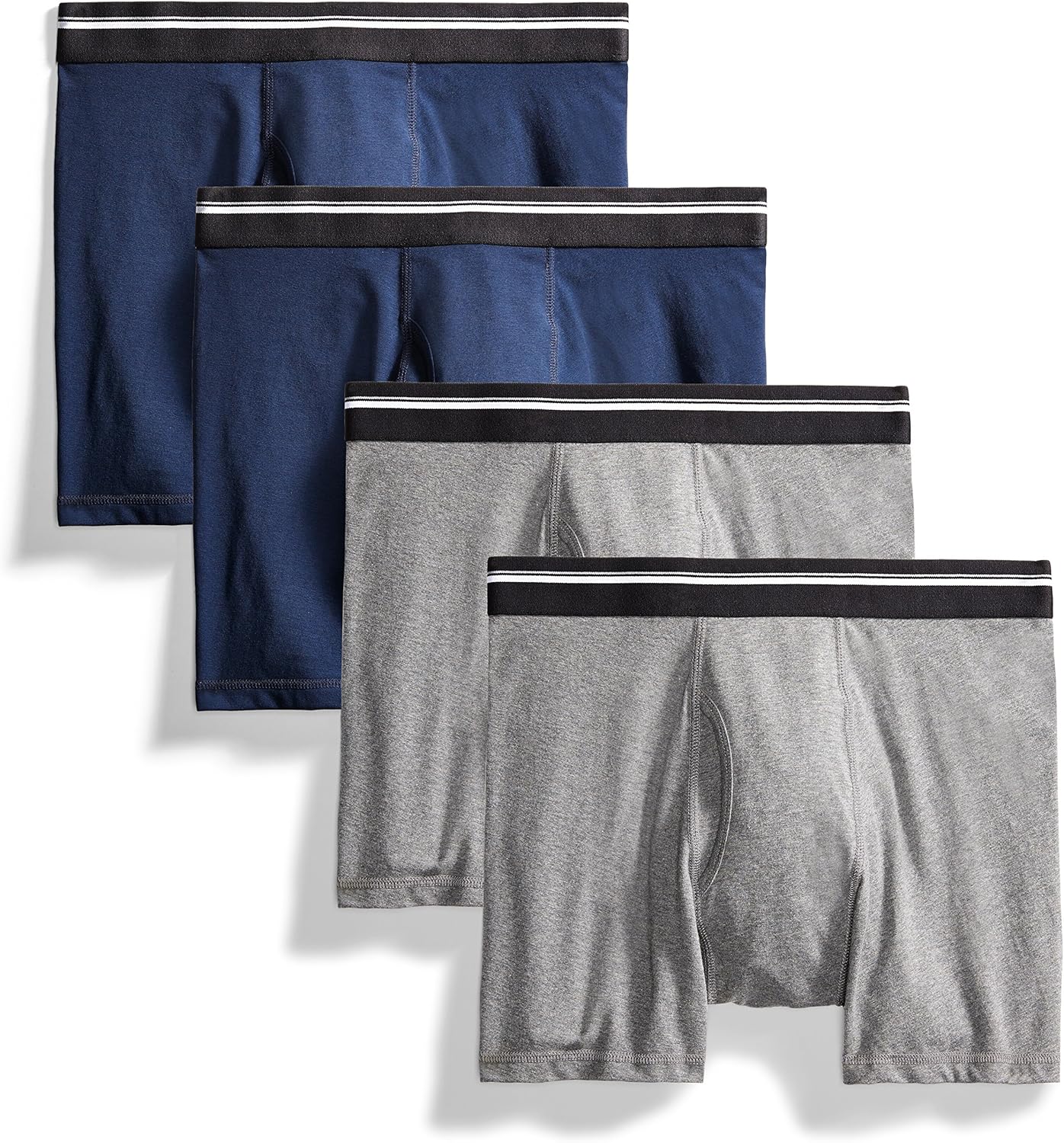  Brand - Goodthreads Men's 4-Pack Tag-Free Boxer Briefs: Clothing