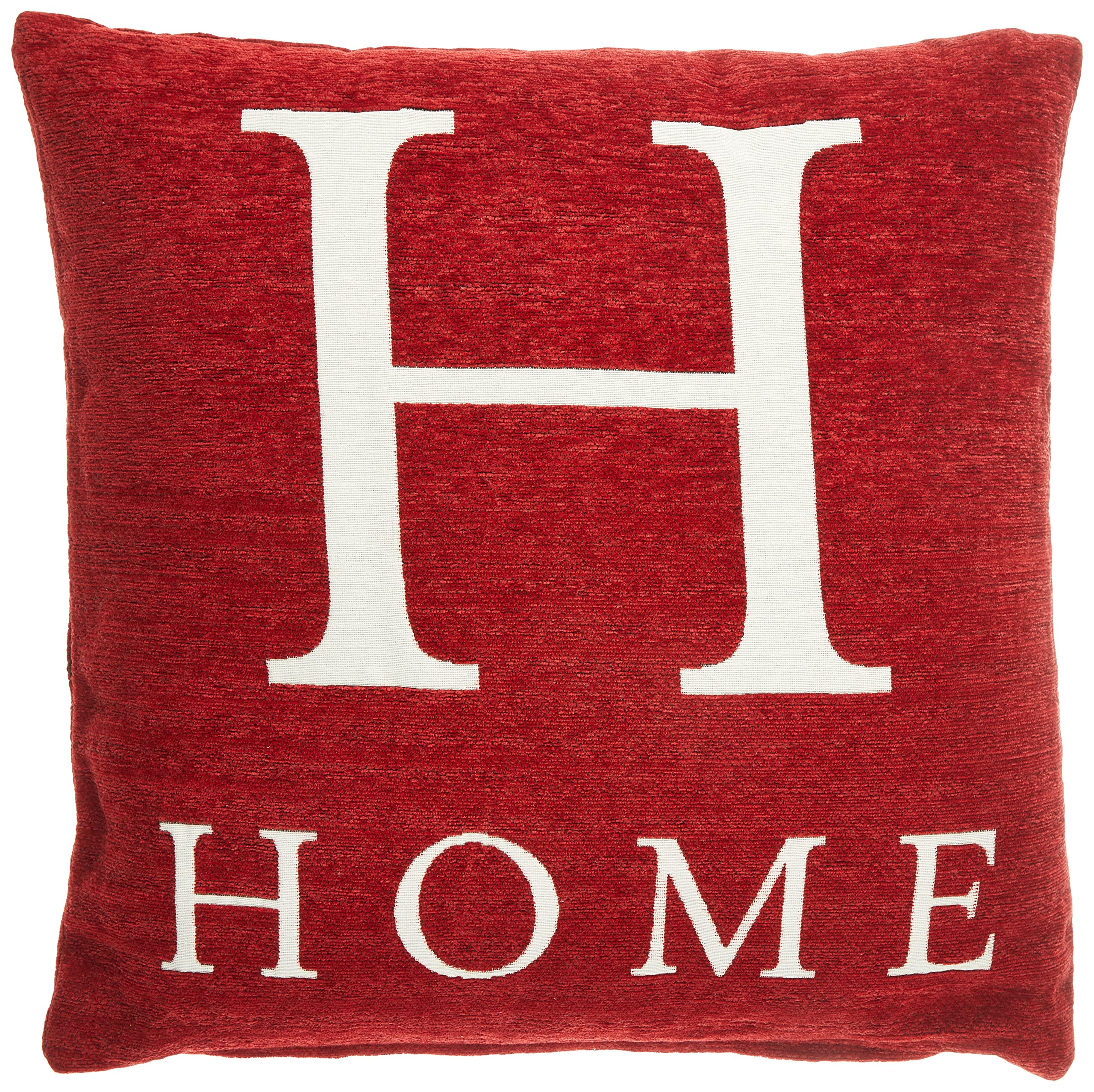 Premier Housewares Cushion Home, Chenille - Red