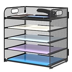Supeasy 5 Trays Paper Organizer Letter Tray with