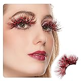 Dorisue feather eyelashes Red lashes Minnie Eyelash