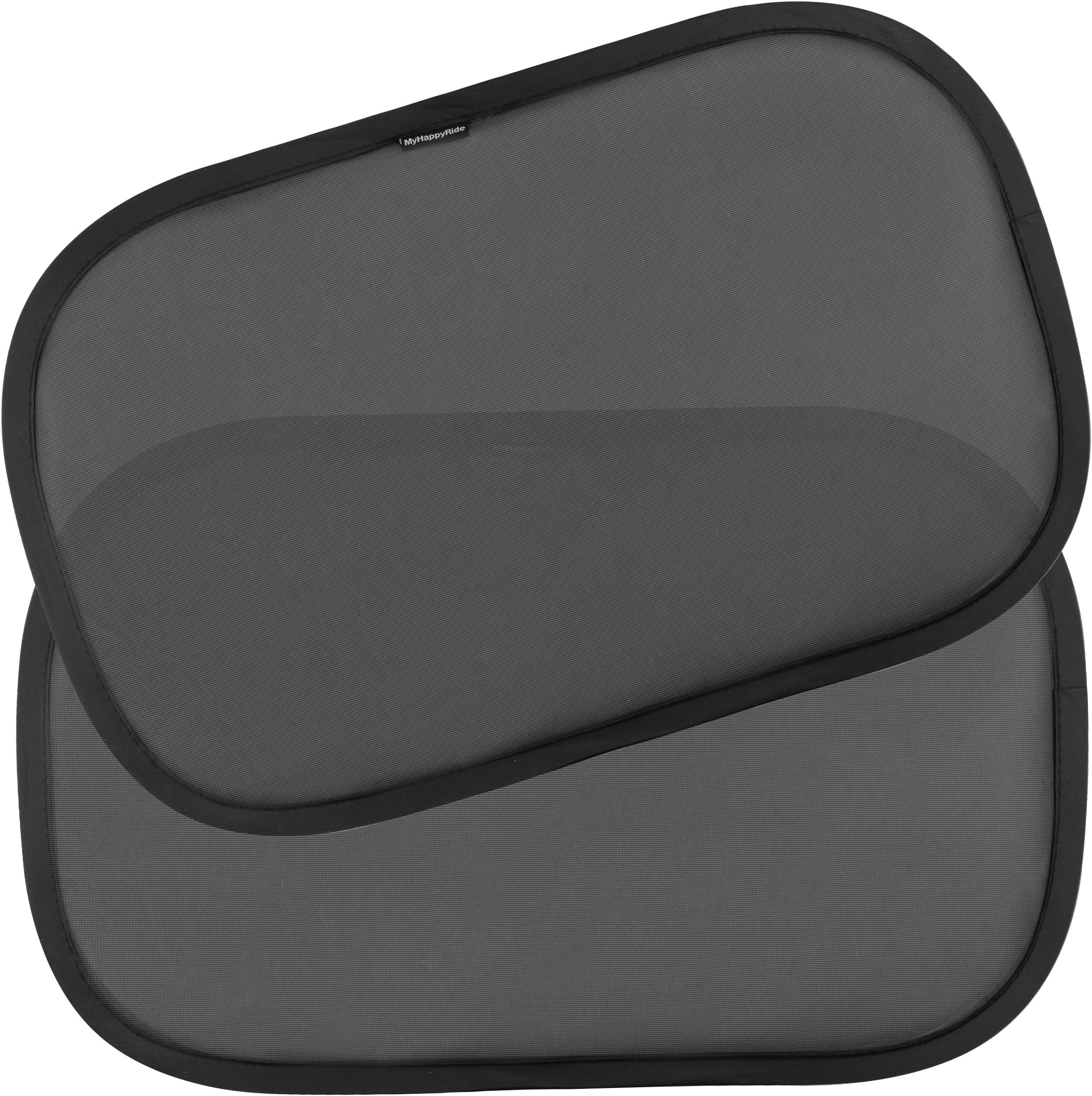Car Sun Shades for Kids, New Improved Version (Pack of 2) - Self-Adhering Sun Shade for Protection Against Harmful UV Rays - Rear Side Window Baby Sun Cover - Universal Fit