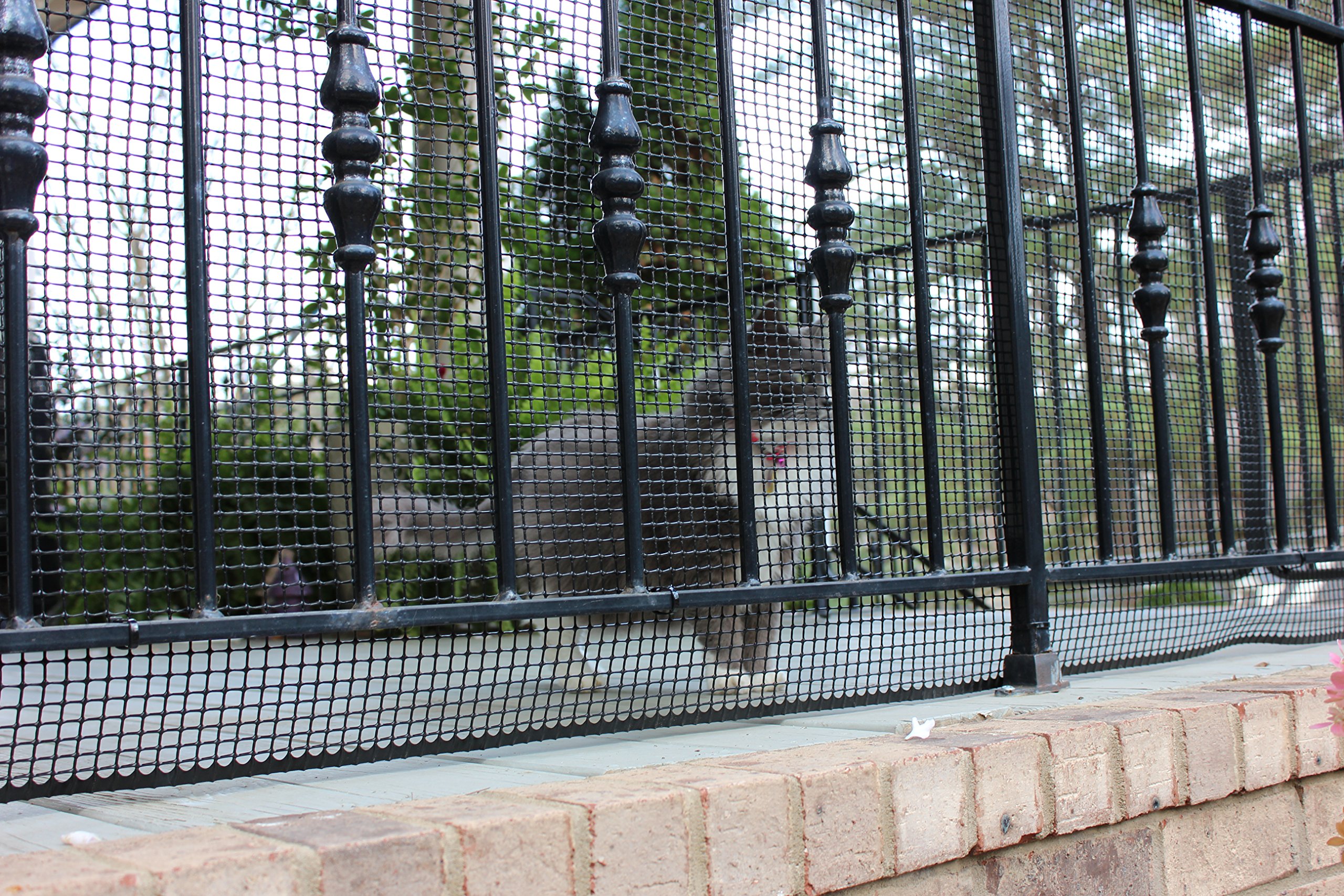 Cardinal Gates HeavyDuty Outdoor Deck Netting, Black, 15' 635035818650