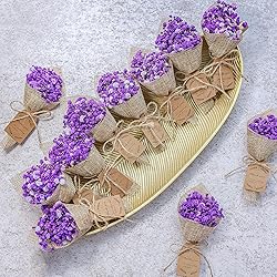 20-Piece Set Mini Magnet Dried Flowers Bouquet for