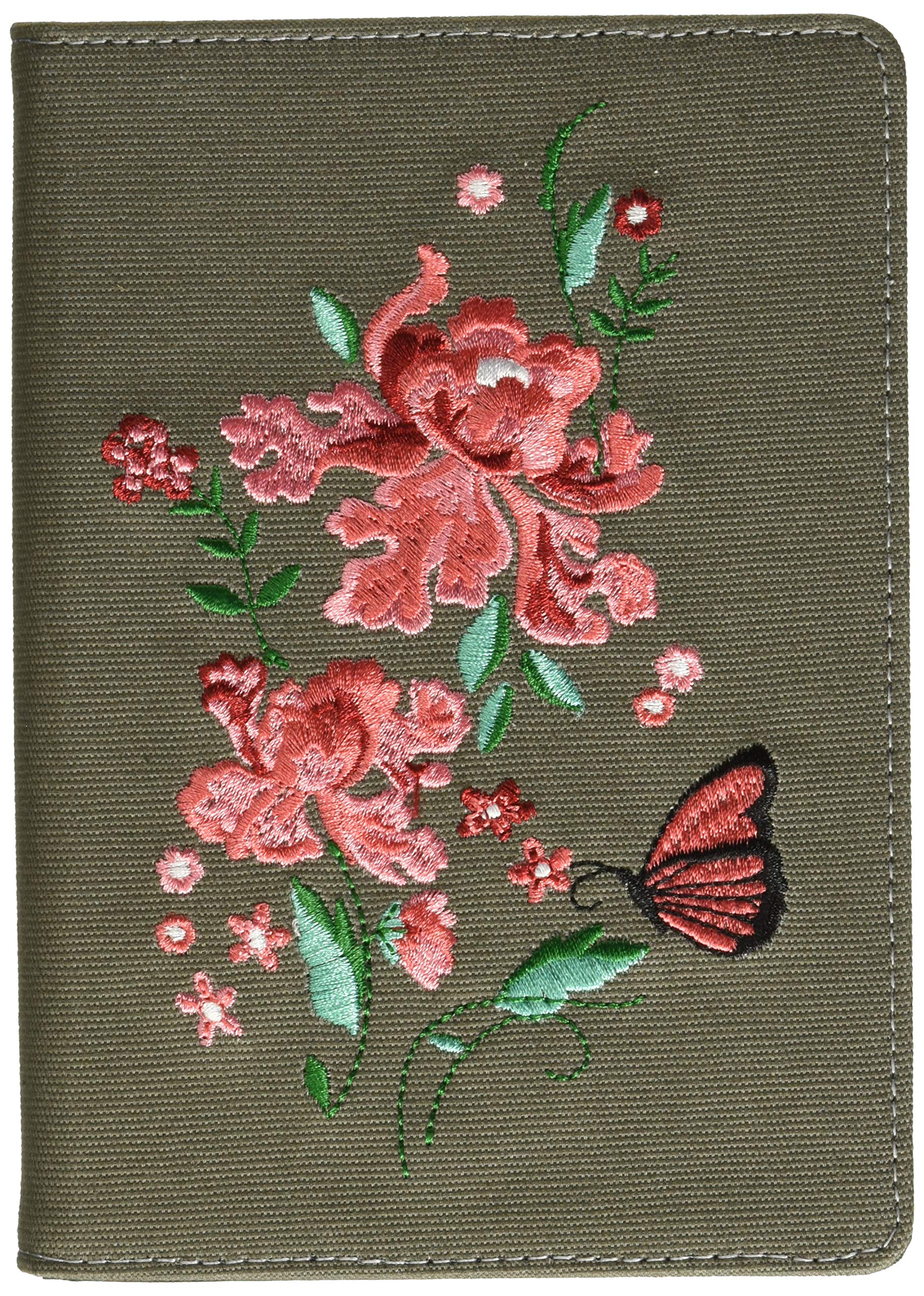 Exacompta Forum 184153E Diary 1 Day per Page 12 x 17 cm, August 2019 to July 2020, Lélia Khaki