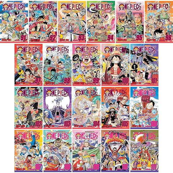 One Piece Omnibus Series Set (35 Books), Complete Manga Collection