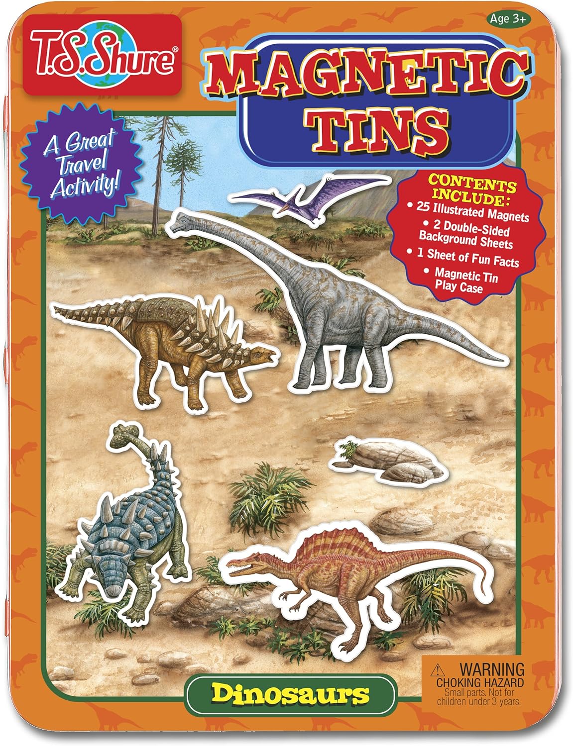 magnetic play set tin