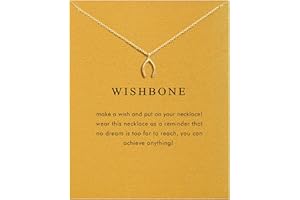 OBSUN 14K Gold Plated Pendant Necklace for Women, Dainty Charm Good Luck Inspirational Gifts for Her Friendship Necklace Cherry, Positive Duck, Shell Pearl Fish Beach Jewelry