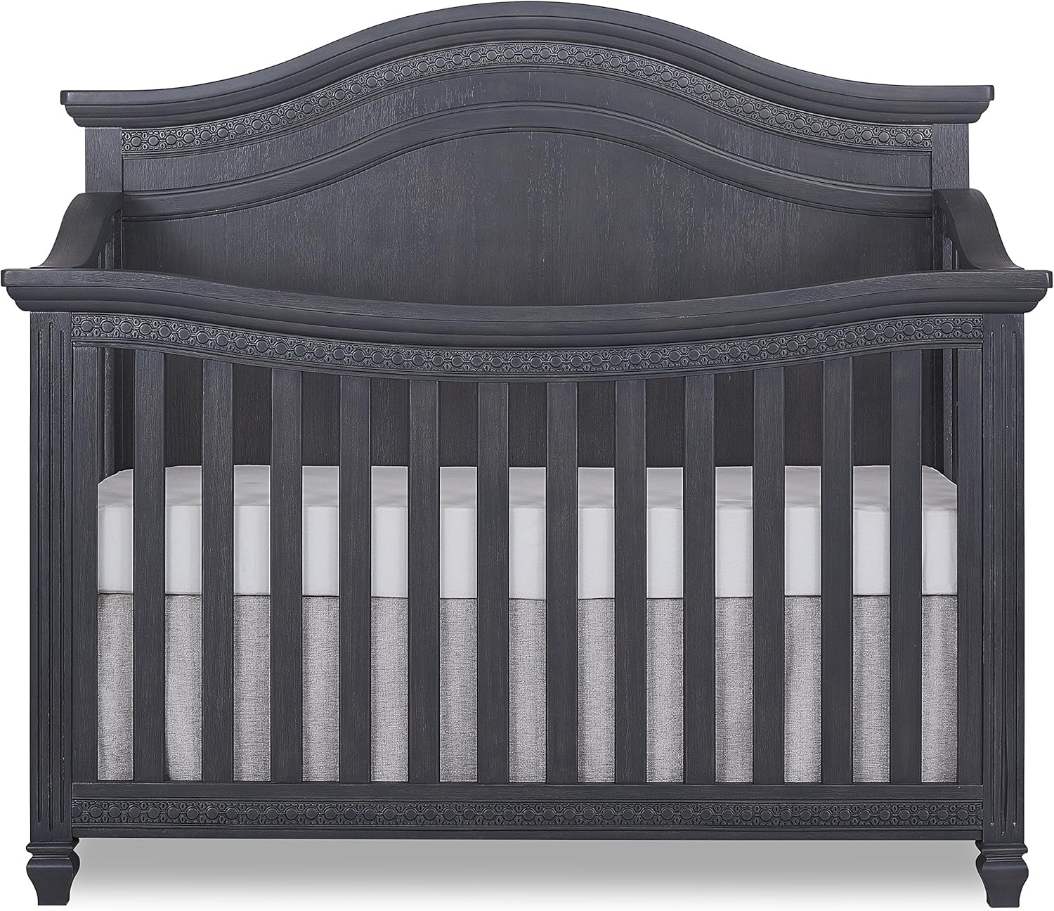 madison curved top crib