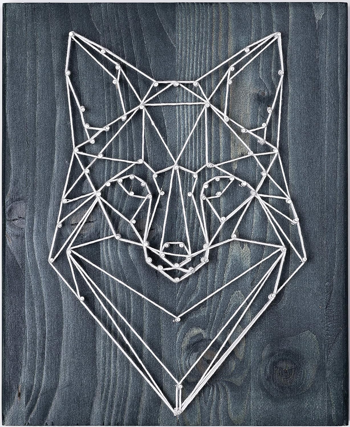 Amazon Com Fornel String Art Kit Wolf Bigger Size Canvas Diy Wolf Art String Crafts For Girls Kids Teens Ages 8 15 Toys Games