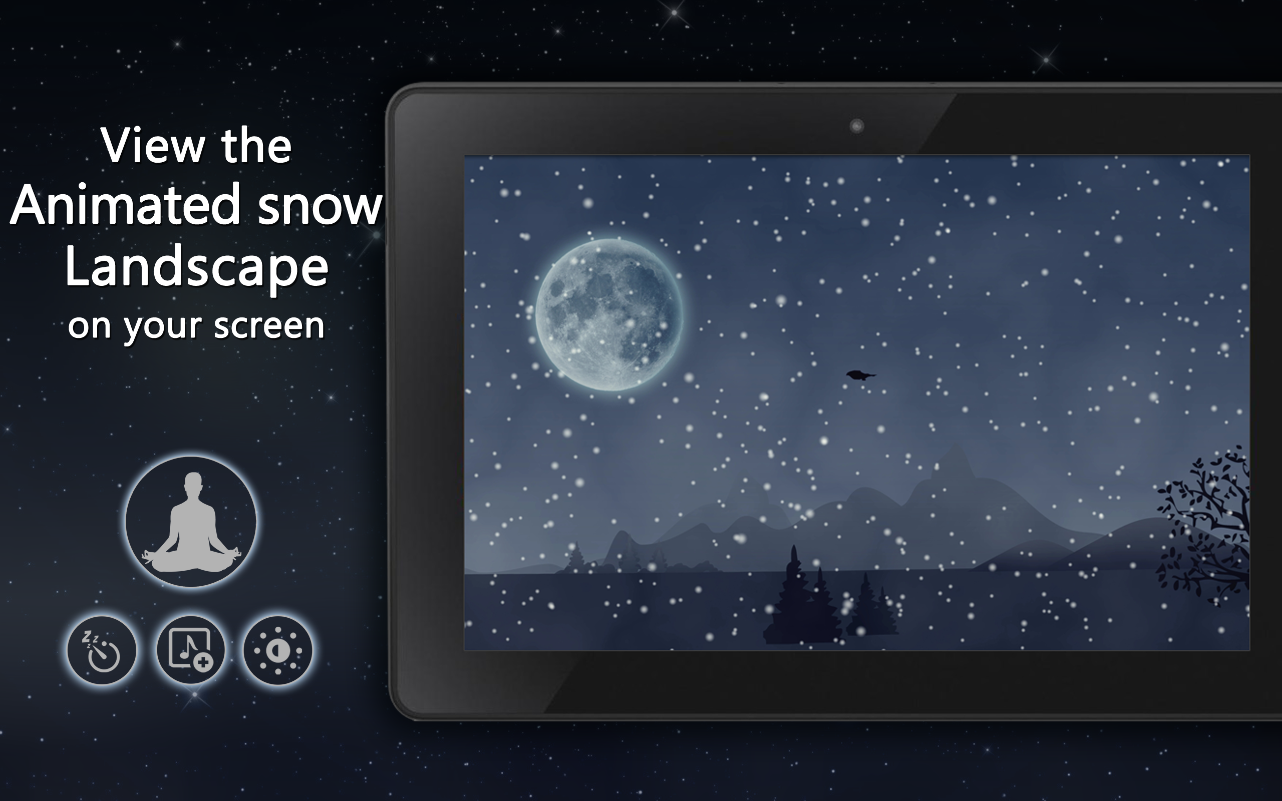 Soothing Snow Fall - A Lonely Evening Landscape View - Thumbnail 6