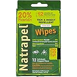 Natrapel Picaridin Insect Repellent Wipes – 12 Hour Bug Repellent Travel Wipes Repel Mosquitoes, Ticks & More