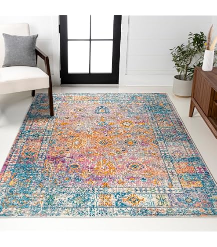 Amazon.com: JONATHAN Y Modern Vintage Medallion Light Gray/Multi