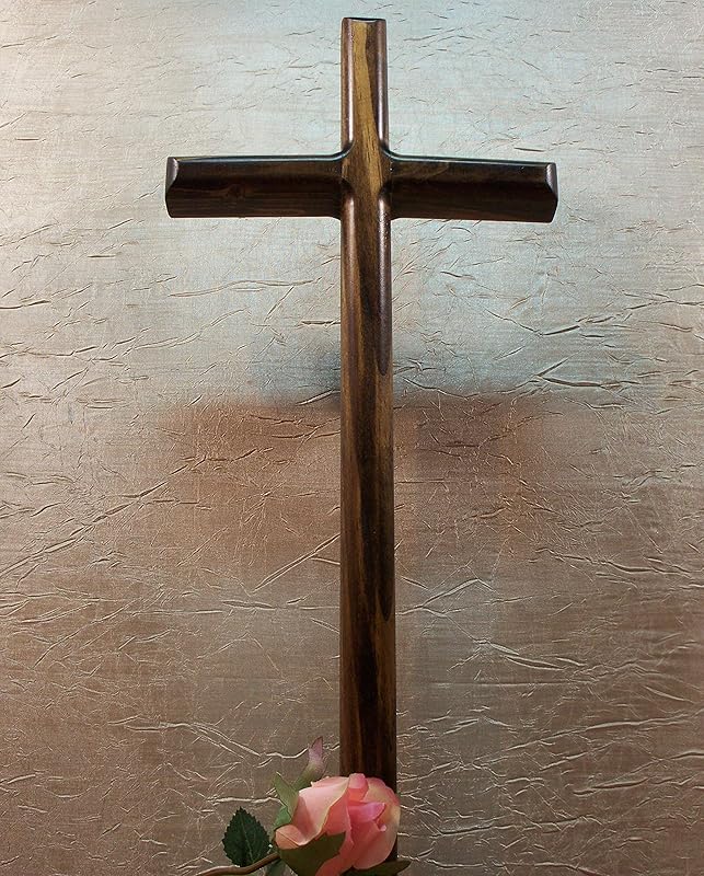 Amazon.com: Free Standing Wooden Cross - 16"H X 7" W Christian Gift