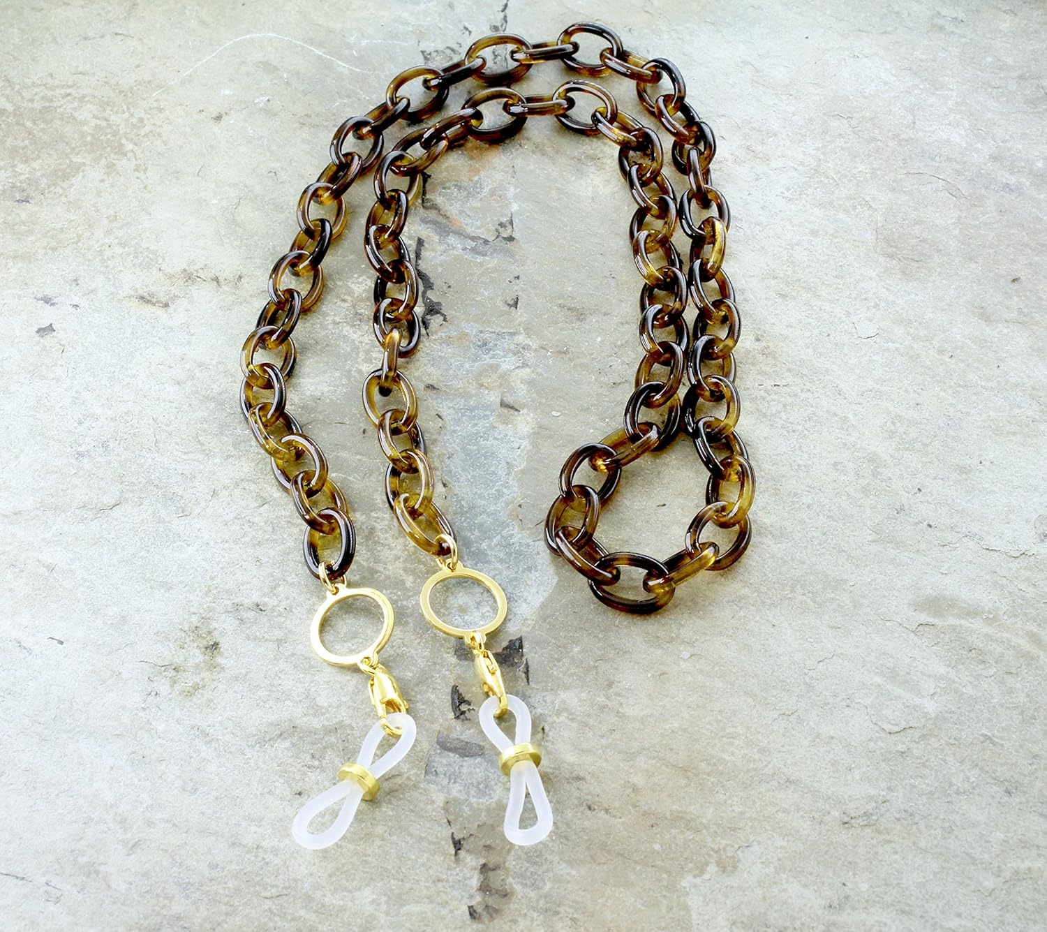 tortoise shell eyeglass chain sale