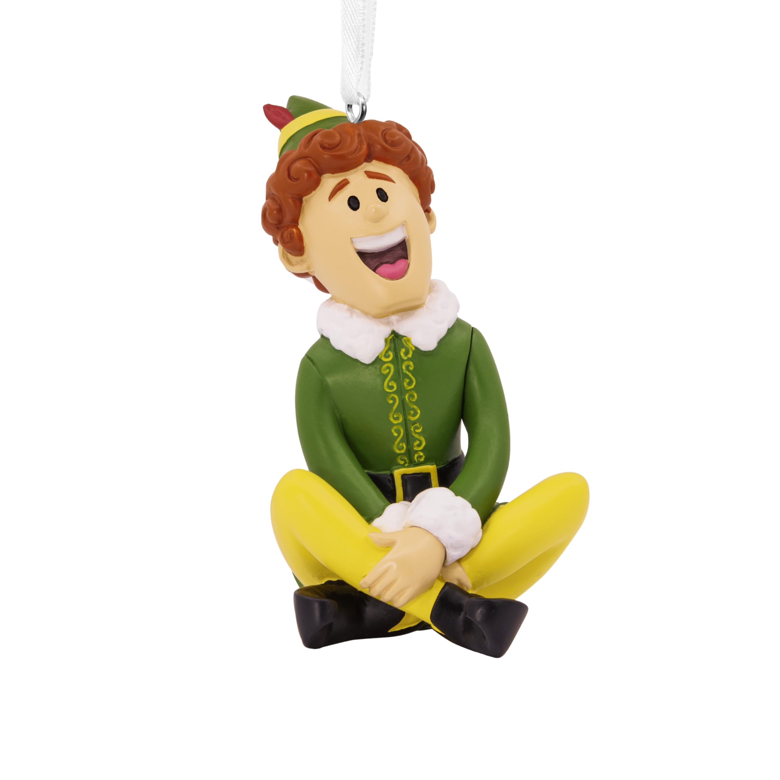 Hallmark Buddy the Elf Hanging Ornament, Christmas Movie Character, Resin Tree Decoration