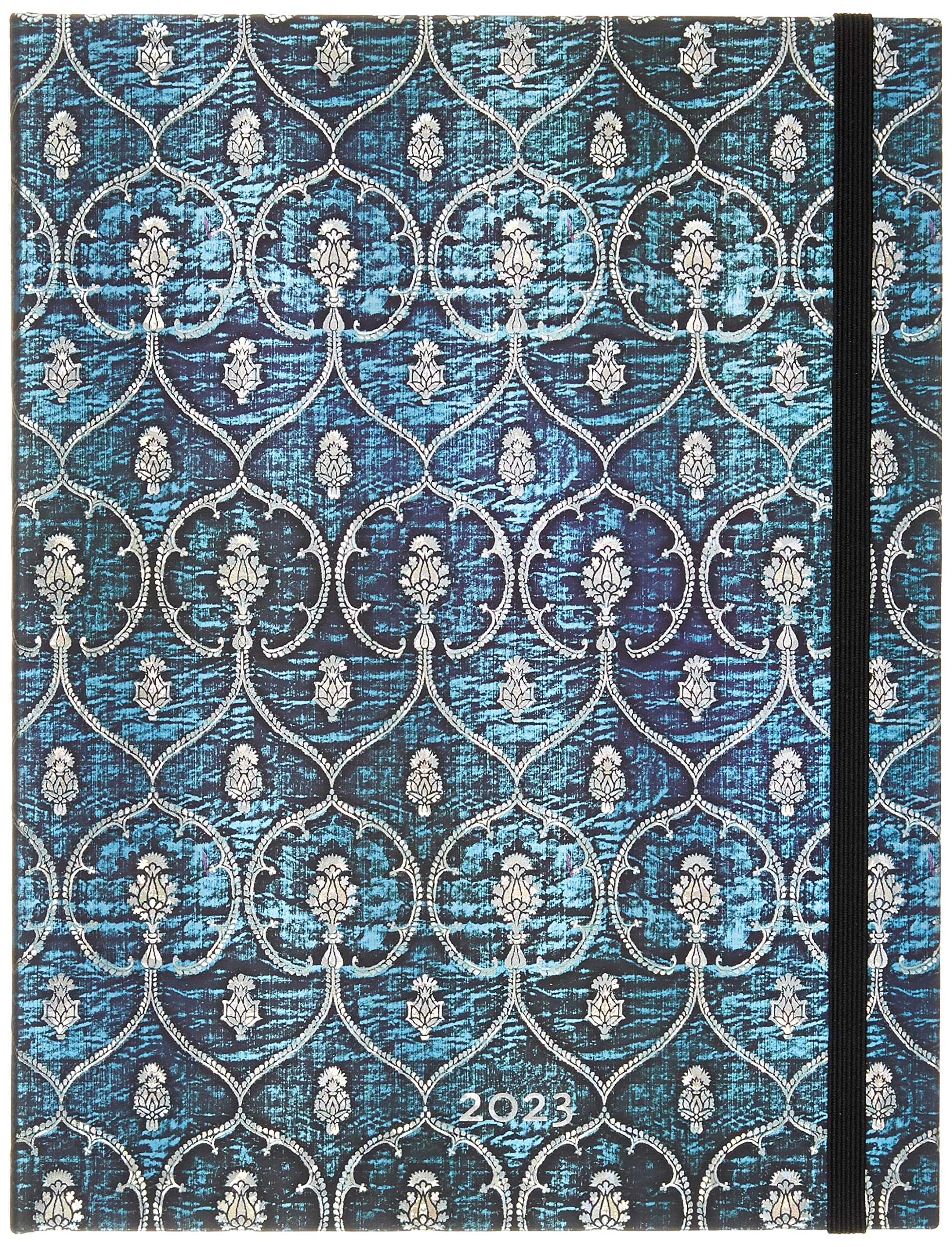 Paperblanks 12 Month Planners 2023 Blue Velvet | Vertical | Ultra (180 × 230mm)