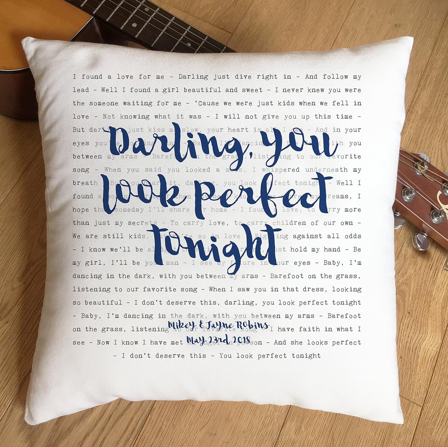 Just Print Ed Sheeran Perfect Typography Design Song Lyrics