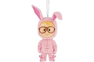 Hallmark A Christmas Story Ralphie in Bunny Suit Stylized Christmas Ornament, Christmas Movie Gifts