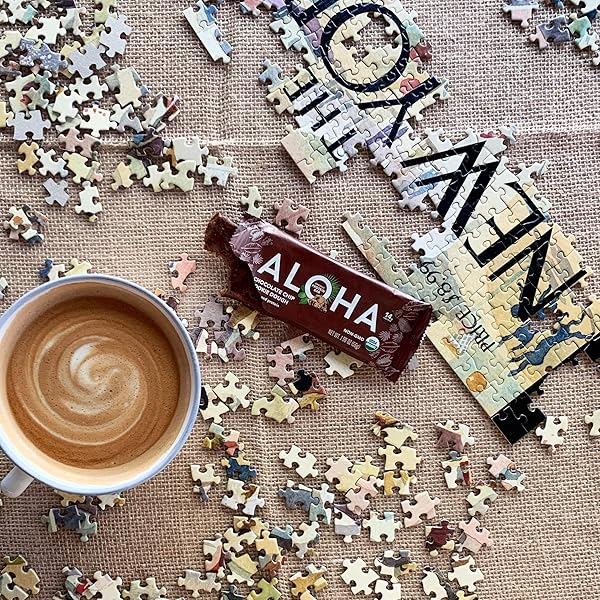 ALOHA ORGANIC PLANT-BASED PROTEIN BAR, CHOCOLATE CHIP COOKIE DOUGH, 1.98 OZ