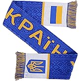 Ukraine Ukraina Soccer Knit Scarf