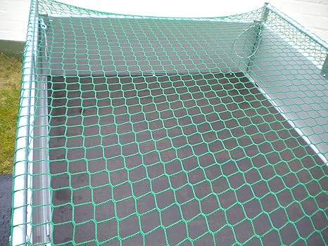 Schwagers-Teileshop Anhängernetz von 2,2x1,2m bis 8x3,5m mit und ohne Expanderseil Abdecknetz Container 2,5 x 1,5 m knotenlos