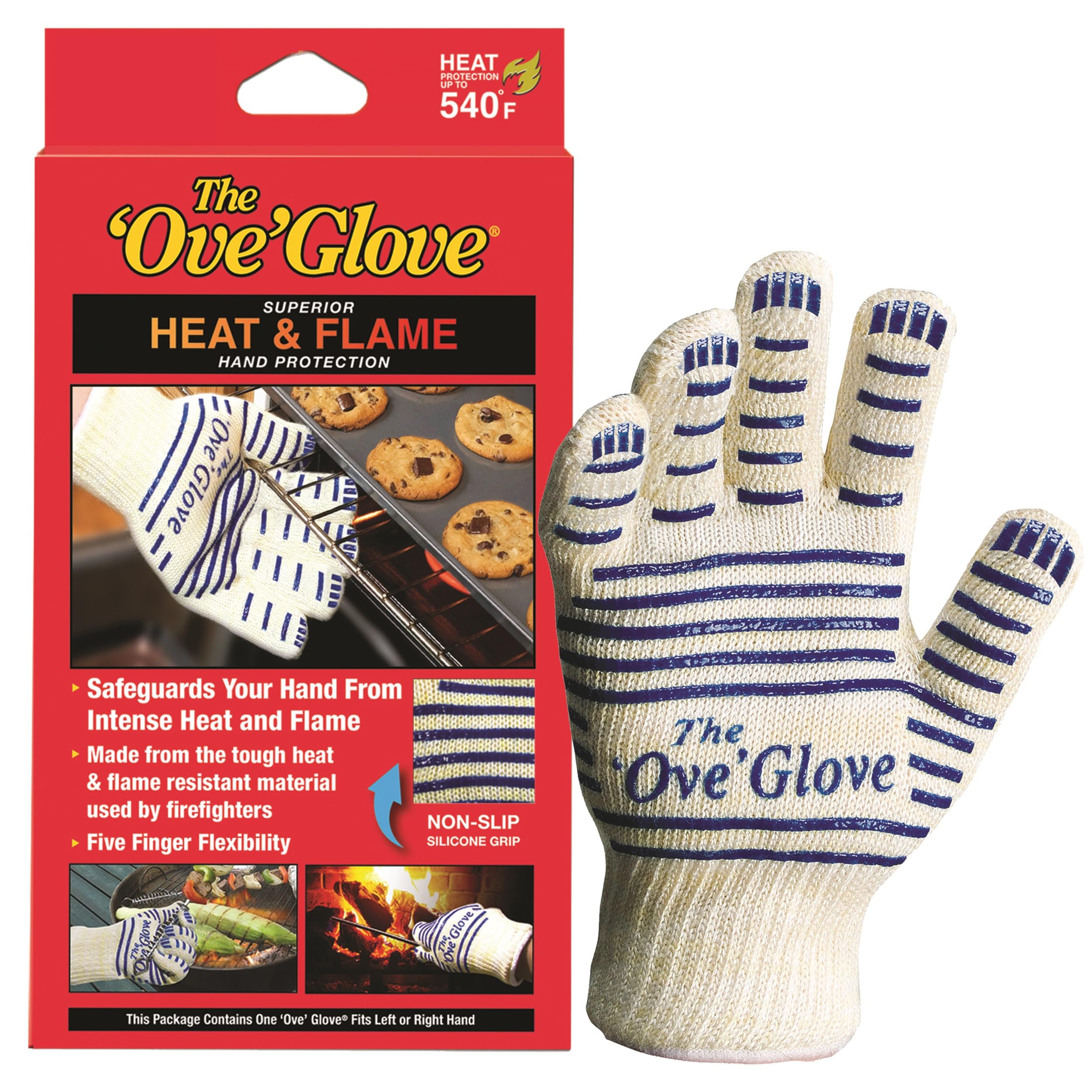 Photo 1 of The Ove Glove - Superior Heat & Flame Hand Protection - Pack of 1 Oven Mitt