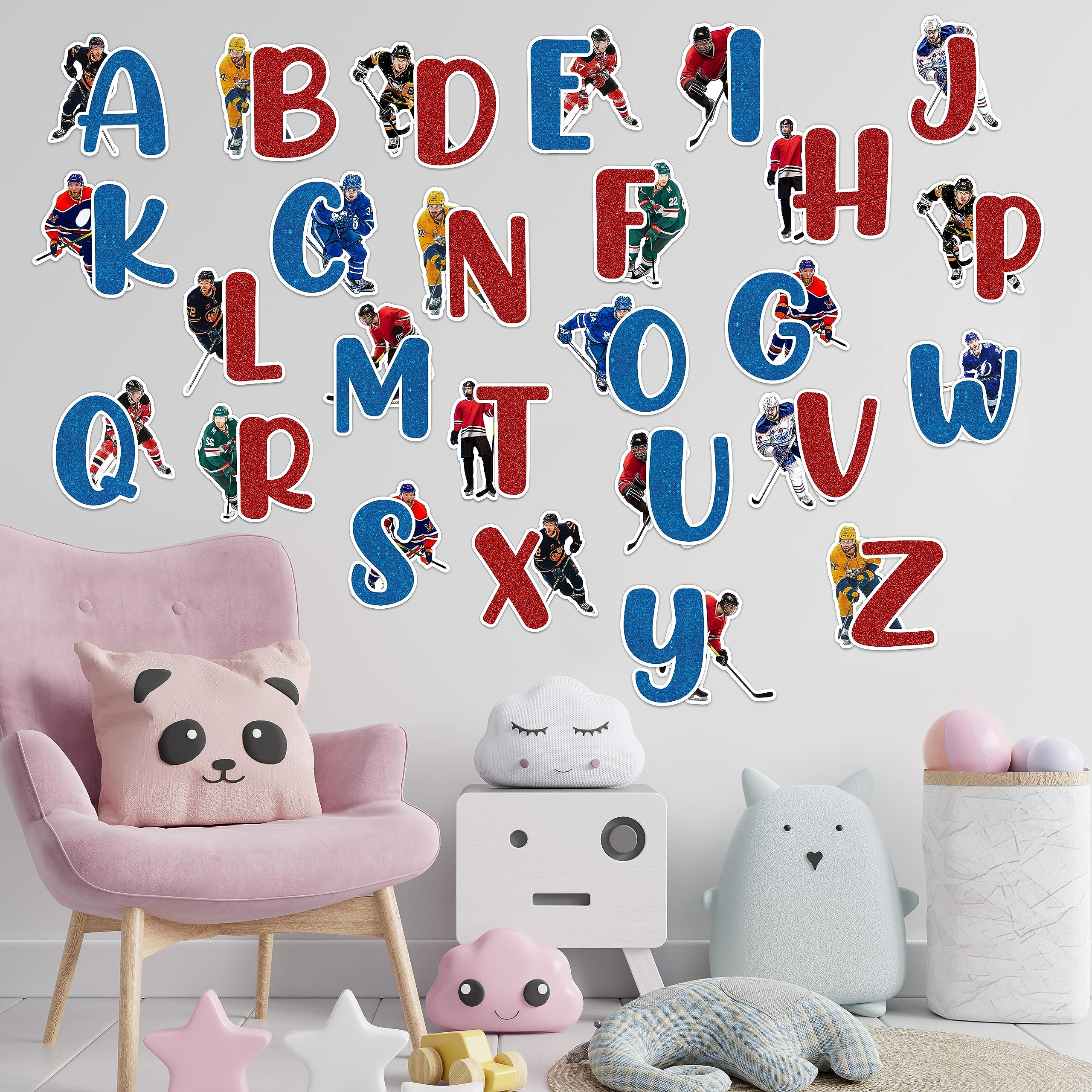 Seyal® Hockey Alphabets Wall Sticker — image 1