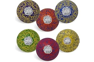 Champion Sports Premium Rhino Skin Extreme Color Dodgeballs - Glow in the Dark, Color-Changing, and Spider Grip - Low Bounce Dodgeballs
