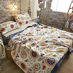 MEJU Summer All Season Mandala Boho Paisley Flower