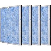 Asheviller MSA3/MSA3S Filter Replacement, Compatible with Membrane Solutions MSA3 and MSA3S Smart Air Purifier, 【Upgraded】3-in-1 H13 True HEPA Filter, 4 Pack