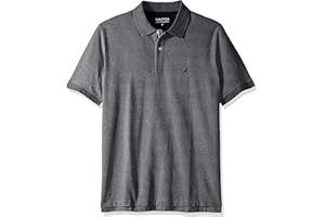 Nautica Men's Big and Tall Classic Fit Short Sleeve Solid Performance Deck Polo Shirt