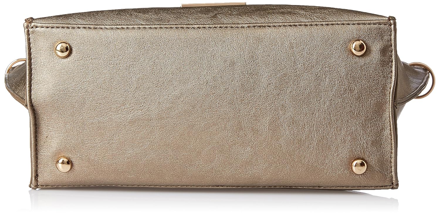 caprese women's satchel (bronze metallic)