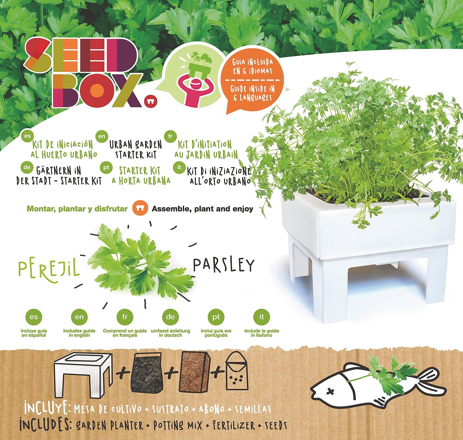 SeedBox SBMCUHB Huerto Urbano Cultívame Mini - Hierba Buena ...