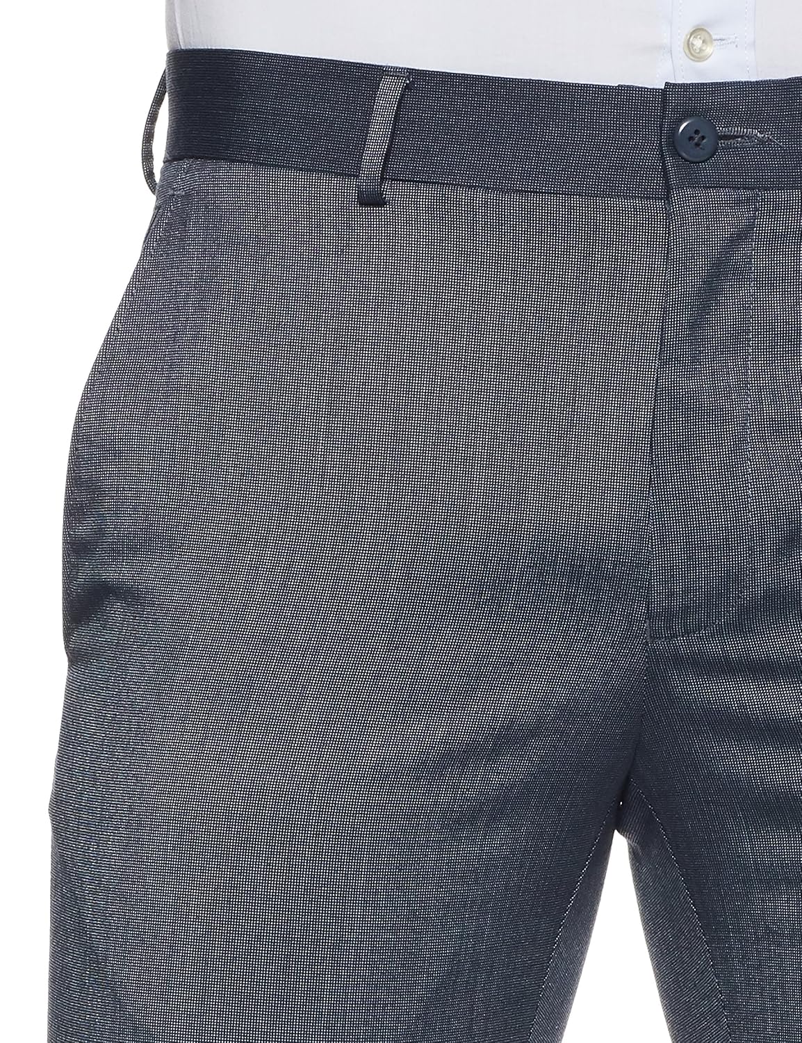 v dot men's slim fit formal trousers