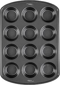 Wilton Perfect Results Premium Non-Stick Bakeware Standard Muffin and Cupcake Pan, 12-Cup Baking Pan