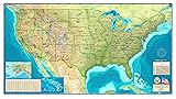 American Map Store 72 W x 40 H - United States of
