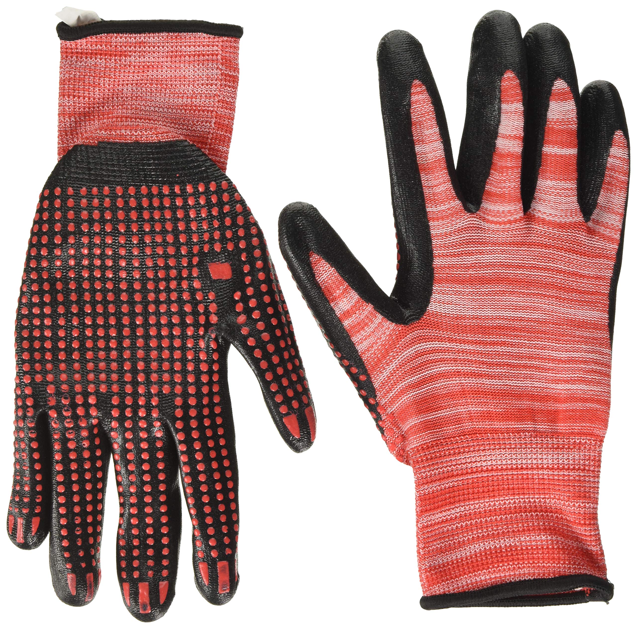 SMART SOLAR B9439 Anti-slip Glove Red Size 8, Black