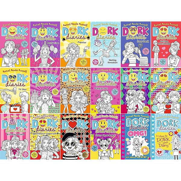 Dork Diaries 18-Book Collection Set with Dork Diaries OMG! and 3.5