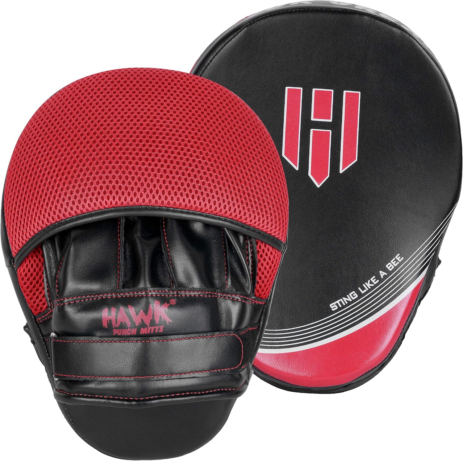 Punching Mitts Kickboxing Muay Thai MMA Boxing Mitts Training Focus Punch Mitts Bags Hand Target Pads for Kids, Men & Women (Pair) (Red) : Sports & Outdoors