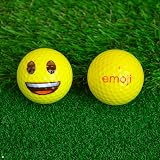 Emoji Beer Golf Smiley Novelty Golf Balls 3 Pack Red Brand Emoji view 4