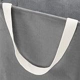 Amazon Basics Fabric Storage Bin Tall Cube Charcoal Grey view 3