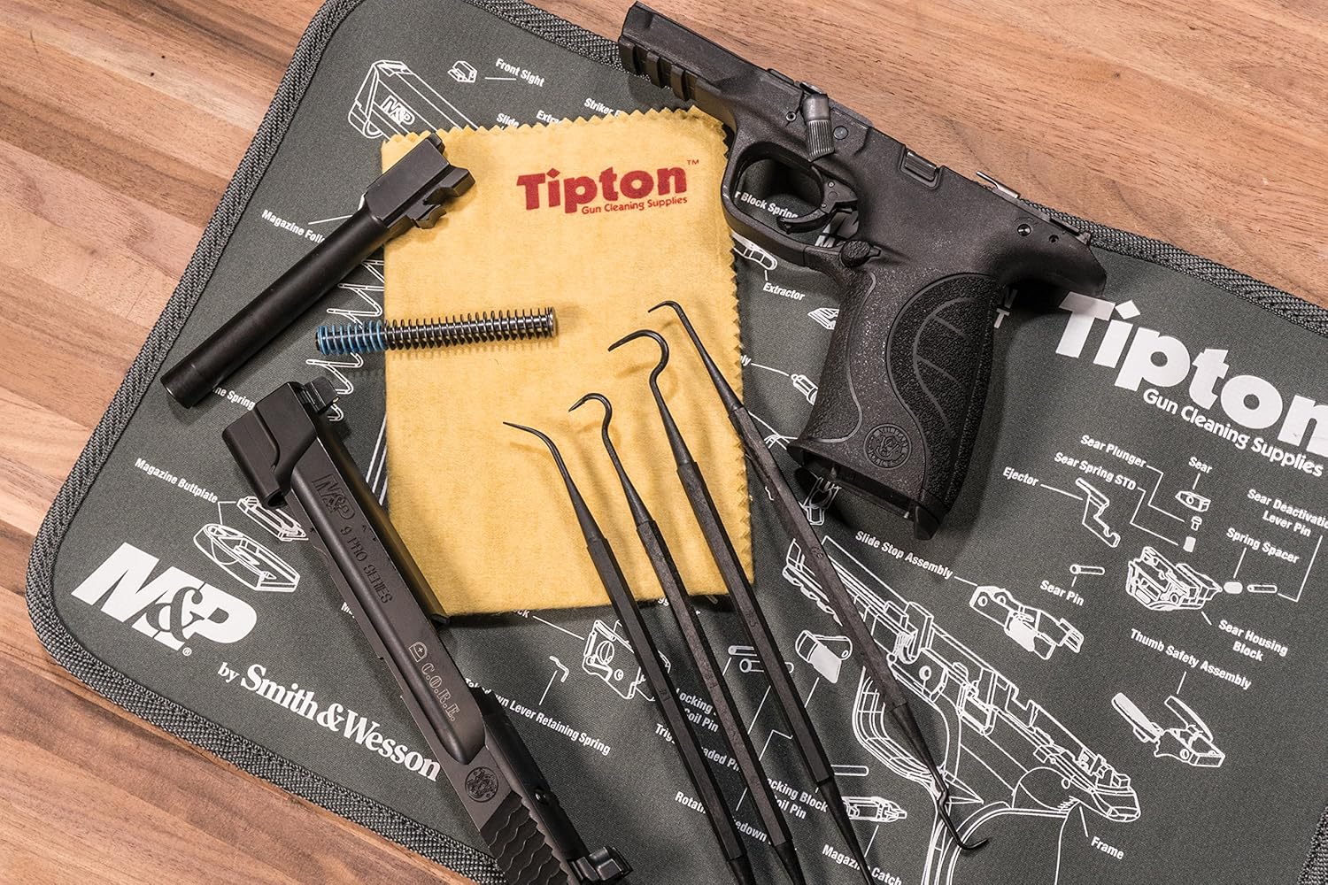 Tipton Firearm Cleaning Pick Set with 4 Picks for Gun Cleaning and