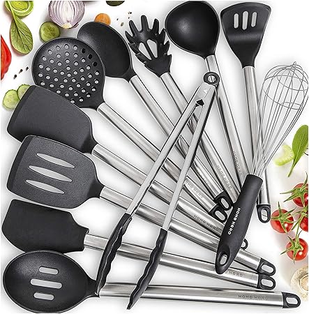 Home Hero 11 Silicone Cooking Utensils Kitchen Utensil Set