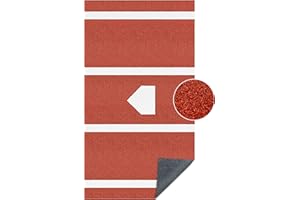 ZivPlay Batting Mat Baseball Hitting Mat Baseball Batting Cage Mat 12' x 6' Regulation Size Turf Batters Box Mat with Home Plate and Anti Fade Turf for Baseball Softball Training Indoor and Outdoor