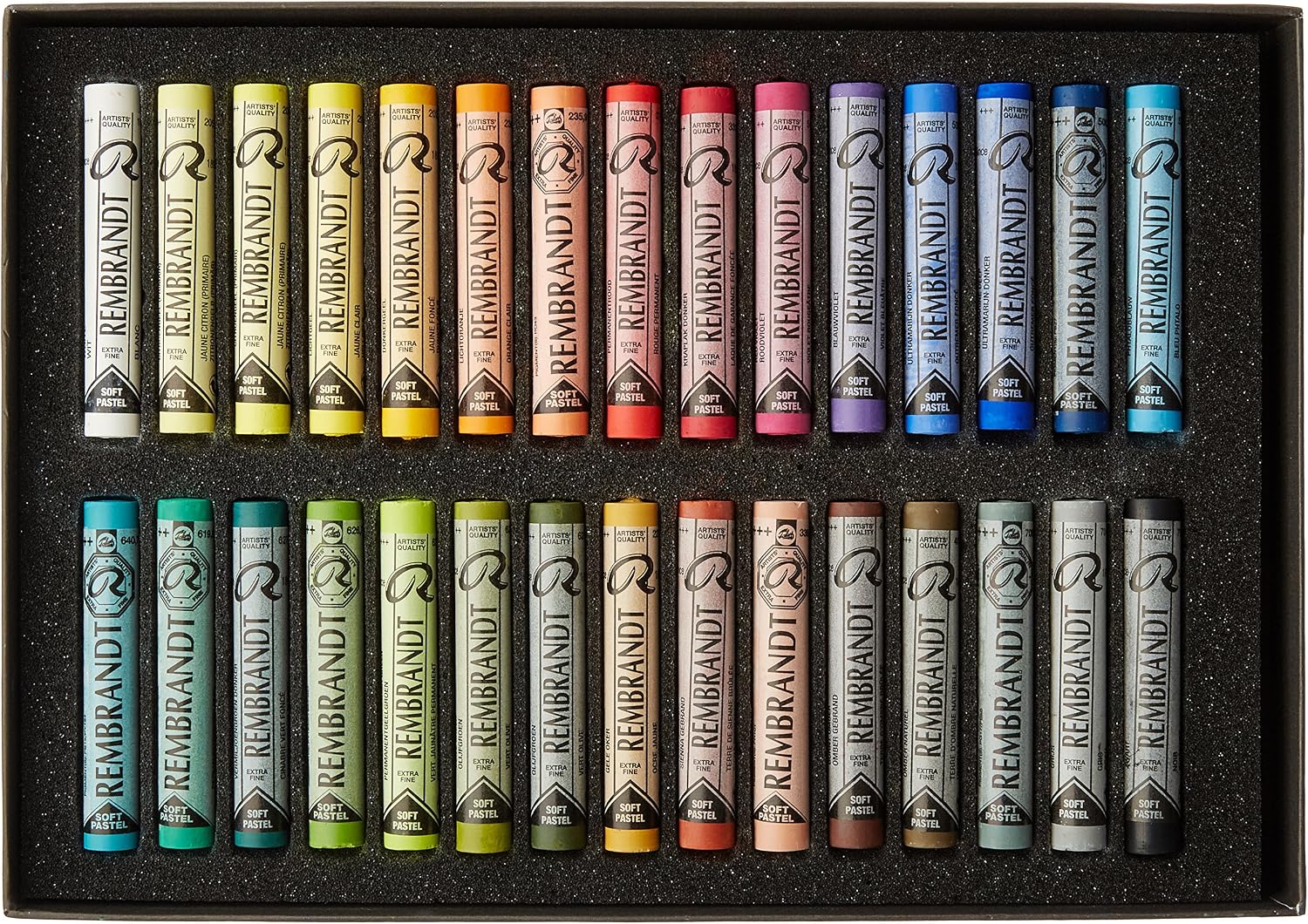 Rembrandt Professional Soft Pastel Set General Colour Selection, 30 colors